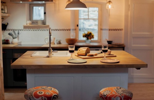 Les Vans Apartment | Cozy, spacious studio/loft in charming Les Vans. Monts d'Ardèche natural park.