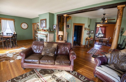 Cottonwood Falls House | Cozy Stone & Brick home in the heart of the Beautiful Flint Hills