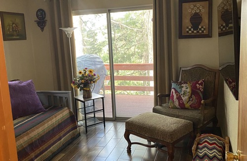 Arrowhead Villas Cabin | Cozy Stone Fireplace in a Relaxing 2 Bedroom Cabin