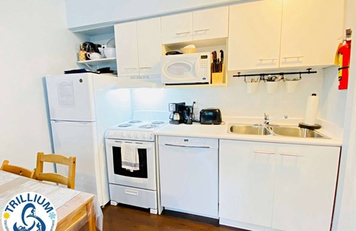 Craigleith Apartment | Cozy Studio Loft with 2 Baths Next to the Slopes