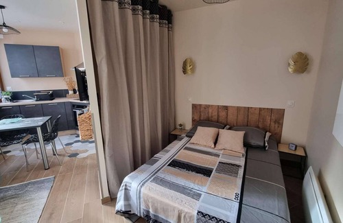 Chatel-Guyon Apartment | Cozy studio completely renovated - WIFI connection - Netflix - Ground floor