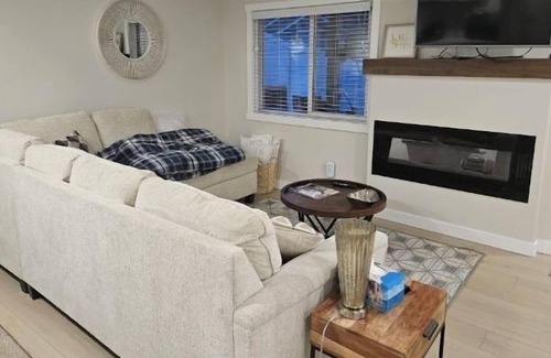 Sylvan Lake Apartment | Cozy studio, walking trails, beach, lake view