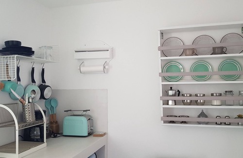 Kato Aprovatou House | Cozy studio with breathtaking sea view