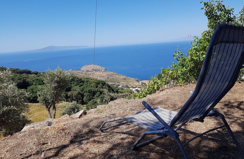 Kato Aprovatou House | Cozy studio with breathtaking sea view