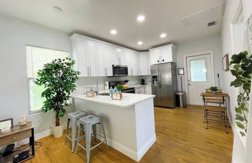 East Tampa House | Cozy Stylish Chic Home Ybor, DT Central Location