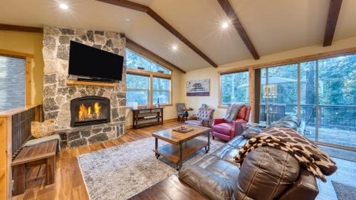 Tahoma House | Cozy Tahoe Retreat w Hot Tub Movie Room Forest Views Tahoma Getaway by AvantStay