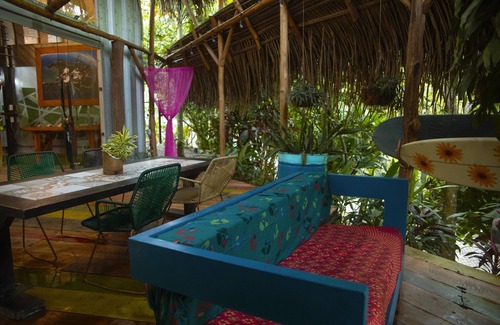 Jaco House | Cozy tropical/industrial quonset located in a secondary tropical forest.