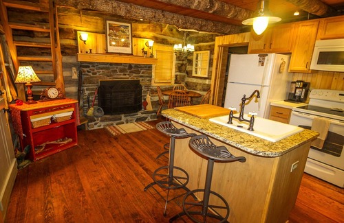 Todd Cabin | Cozy Up by the Fireplace This Fall in Your Mtn Retreat - Creekside Comfort