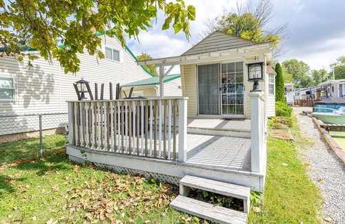 Russells Point Cottage | Cozy Waterfront Cottage on Indian Lake with Boat Slip