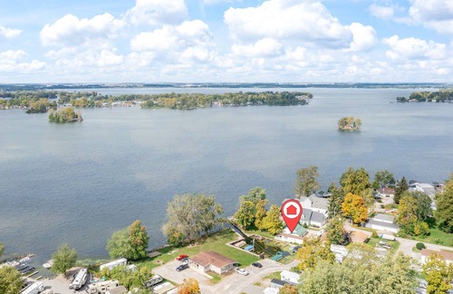 Russells Point Cottage | Cozy Waterfront Cottage on Indian Lake with Boat Slip