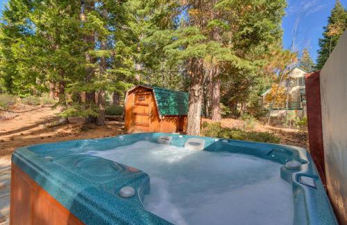 Tahoe City House | Cozy Wood Cabin- Updated- Hot Tub- Fireplace- Backs to Forest