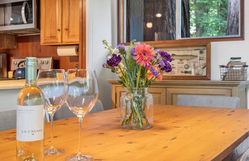 Cazadero Cabin | CozyCreekCabin~Comfy & Serene Creekside Cabin!Ocean&Wineries/WiFi/Pup/HtTb