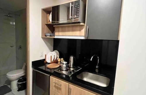 Financial District Apartment | Cozyloft Apartaestudio Chapinero Piscina gym