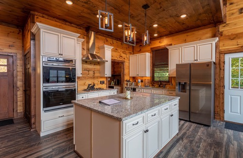Frank Cabin | Cranberry View Lodge - VIEWS, Privacy, Gated Community, Game Table!