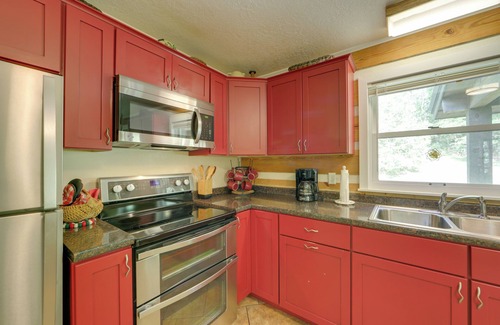 Cherokee Cabin | Creek Access: Quiet Bryson City Retreat w/Hot Tub