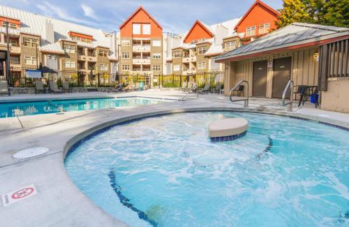 Whistler Creekside Apartment | Creekside 3BR, Sleeps 8 Pool, Hot Tub, Walk to Lakes
