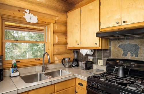 Black Hawk Cabin | Creekside Cabin – Hot Tub, Fire Pit & Wood Stove