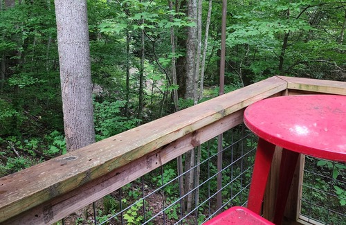 Cosby Cabin | Creekside Couple's Retreat at Cool Waters