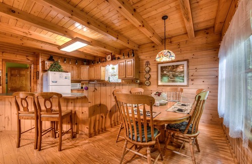 Maggie Valley Cabin | Creekside Mountain Log Cabin Home