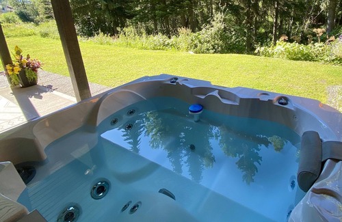 Sun Peaks House | Creekside Oasis with private hot tub
