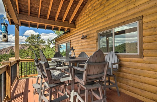 Cripple Creek House | Cripple Creek Mountain Getaway w/Hot Tub & Views!