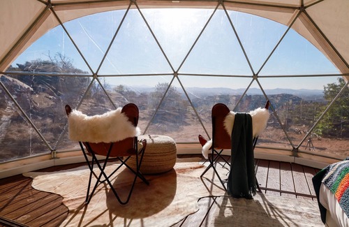 Fallbrook RV Rental | Crown View Dome with Mountain Views, Splitrock