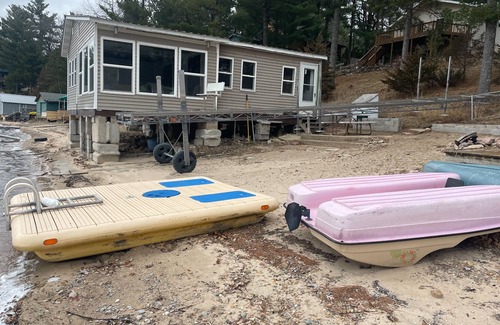 Wautoma Cottage | Crystal clear lake with a private beach and gorgeous views