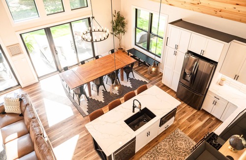 Thompsonville House | Crystal Mountain Retreat: Private Betsie Riverfront & Recreational Trail Access