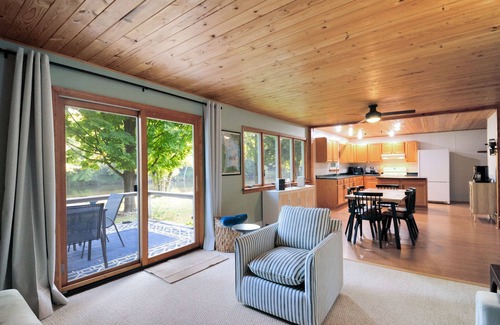 Paris House | Crystal Rapids Retreat: Cozy Up to Autumn's Beauty on the Muskegon River.