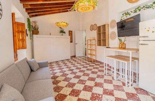 Casabermeja Apartment | Cubo's Estudio Casabermeja Noches de Luna A & Pool/urban center/air conditioning/community pool