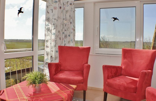 Pellworm Apartment | Curr. West view with island view