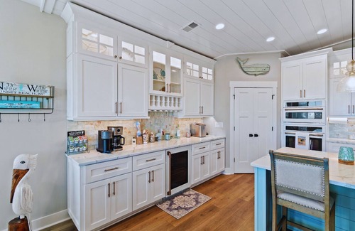 Sunset Beach House | Custom, Chic Beach Home in Gated Community with Private Pool on Beautiful Sunset Beach