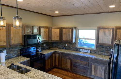 Anderson Cabin | Custom Construction Lake House Cabin. Perfect Multi-family Layout! New Dock!