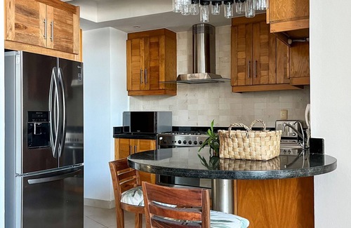 Colonia 5 de Diciembre Condo | Custom designed Penthouse with sweeping ocean views! 2BD Penthouse for rent in 5