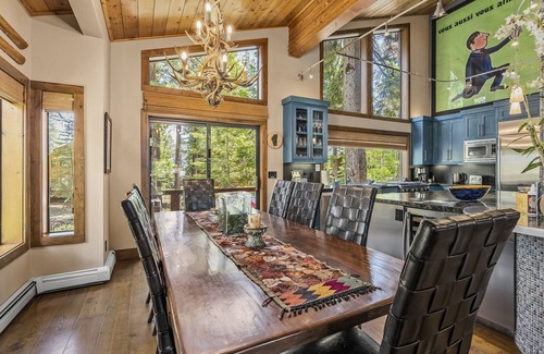 Lake Forest Cabin | Custom Eclectic Remodel, Private Hot Tub, Close to Alpine Meadows, Sleeps 10