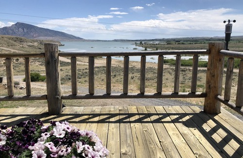 Cody House | Custom Log Cabin with Breathtaking Views of Buffalo Bill Reservoir and Carter Mt