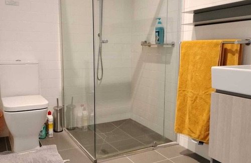 Burwood East Bed & Breakfast | Cute bedroom in a shared apartment with private bathroom in Burwood Brickworks.