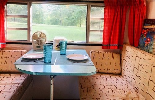 Chickamauga House | Cute Vintage Camper in a fun farm setting