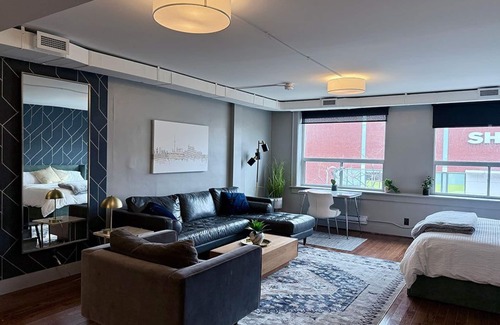 Riverdale Apartment | Danforth Hotel Suite #1 - King Suite at Broadview & Danforth
