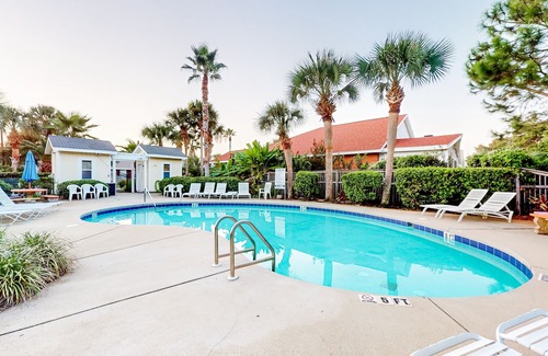 Seaspray House | Darling home near the beach with pool, deeded beach access, patio, W/D, & AC