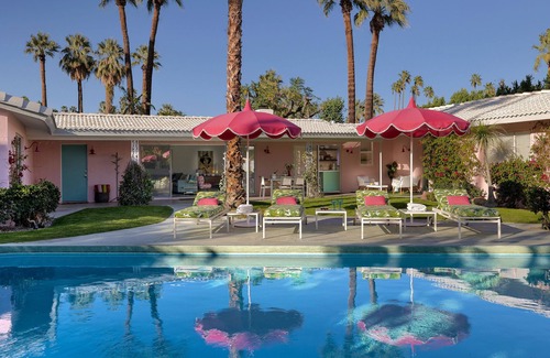 Old Las Palmas House | Dazzling MId-Century in P.S. Uptown Design District, 40 x 18' Pool, Spa, Views