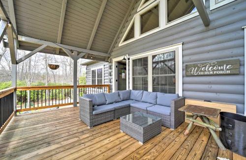 Lake Toxaway House | Deck and Fire Pits Lake Toxaway Getaway!