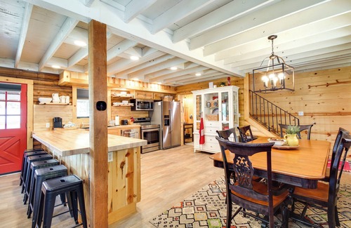 Clay Springs Cabin | Deck + Grill: Quiet Cabin Getaway in Pinedale