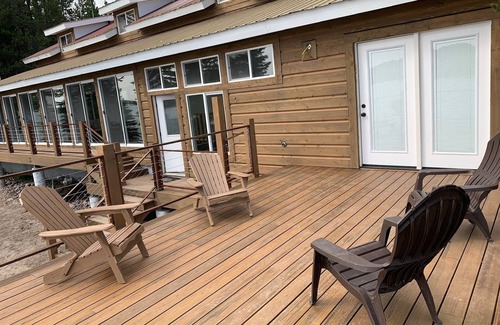 Island Park Cabin | Deep Water-front, spacious 7br Cabin, Private Dock