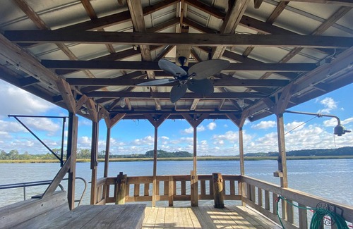 Edisto Island House | Deepwater Dock & Boat Ramp; Expansive Creek Views; 10 Minutes to Beach Access