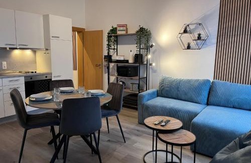 Passau Apartment | Dein Zuhause in Passau, Modern, Zentral, Parkplatz, Küche, Terasse
