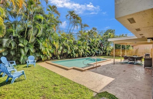 Delray Beach House | Delray Beach 3Bd Home |Pool, Game Room | 10 guests
