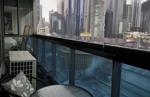 Melbourne Central Business District Apartment | Deluxe 2br apt | Excellent location city views, balcony and heated indoor pool