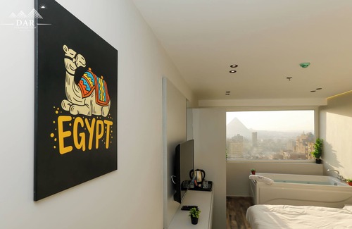 Al Haram Cabin | Deluxe Double or Twin Room with Mountain View