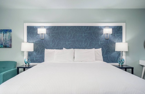Rockwell Hotel | Deluxe Studio Suite, 1 King Bed, Lake View, Ground Floor